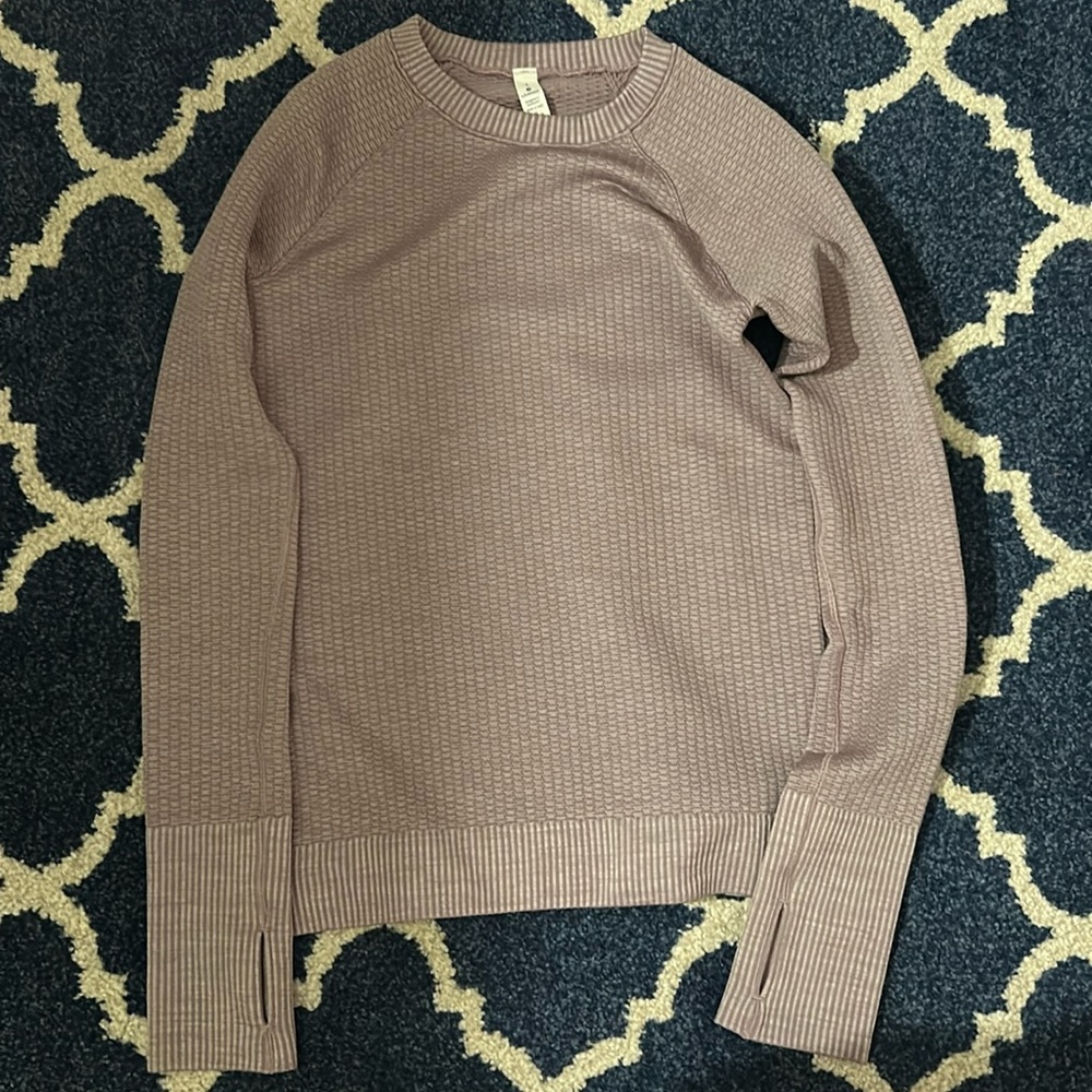 Brand new Lululemon purple crewneck
